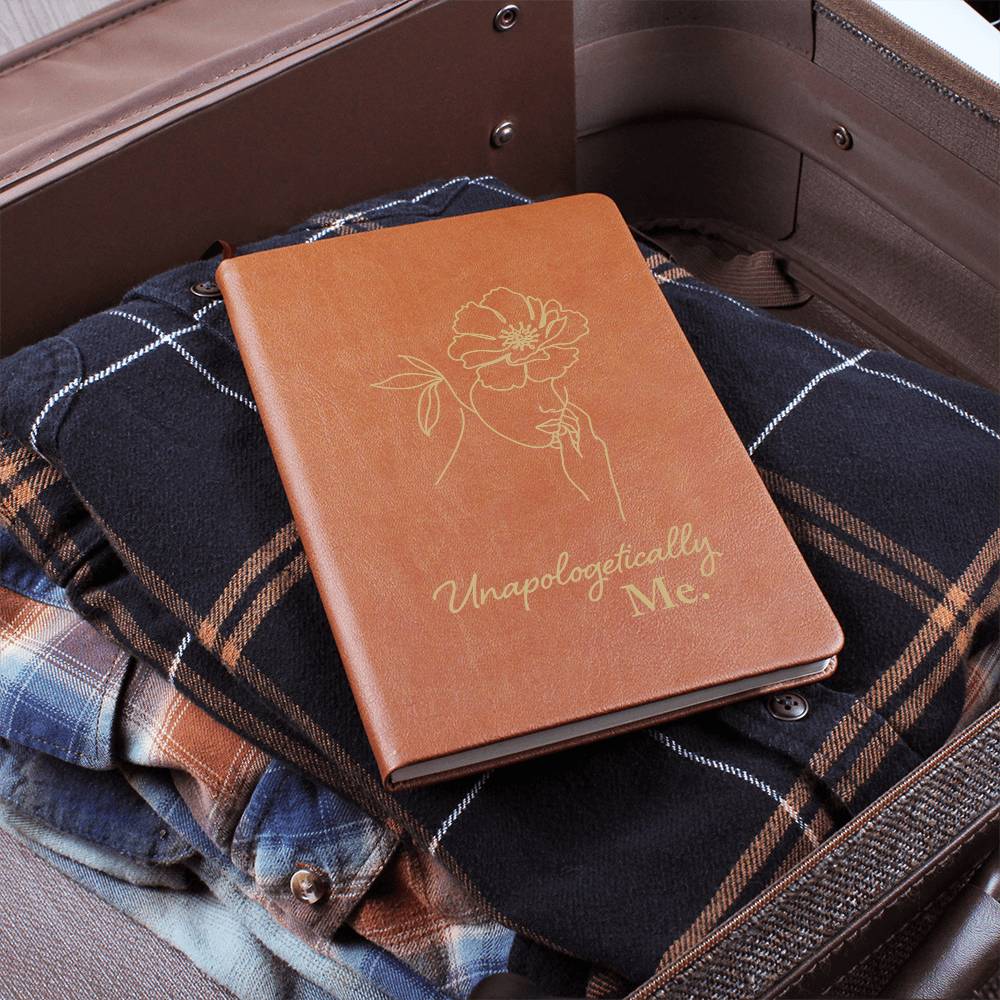 Unapologetically Me - Leder Notizbuch