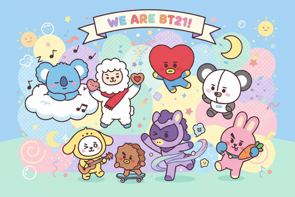 BTS/BT21 Stationery