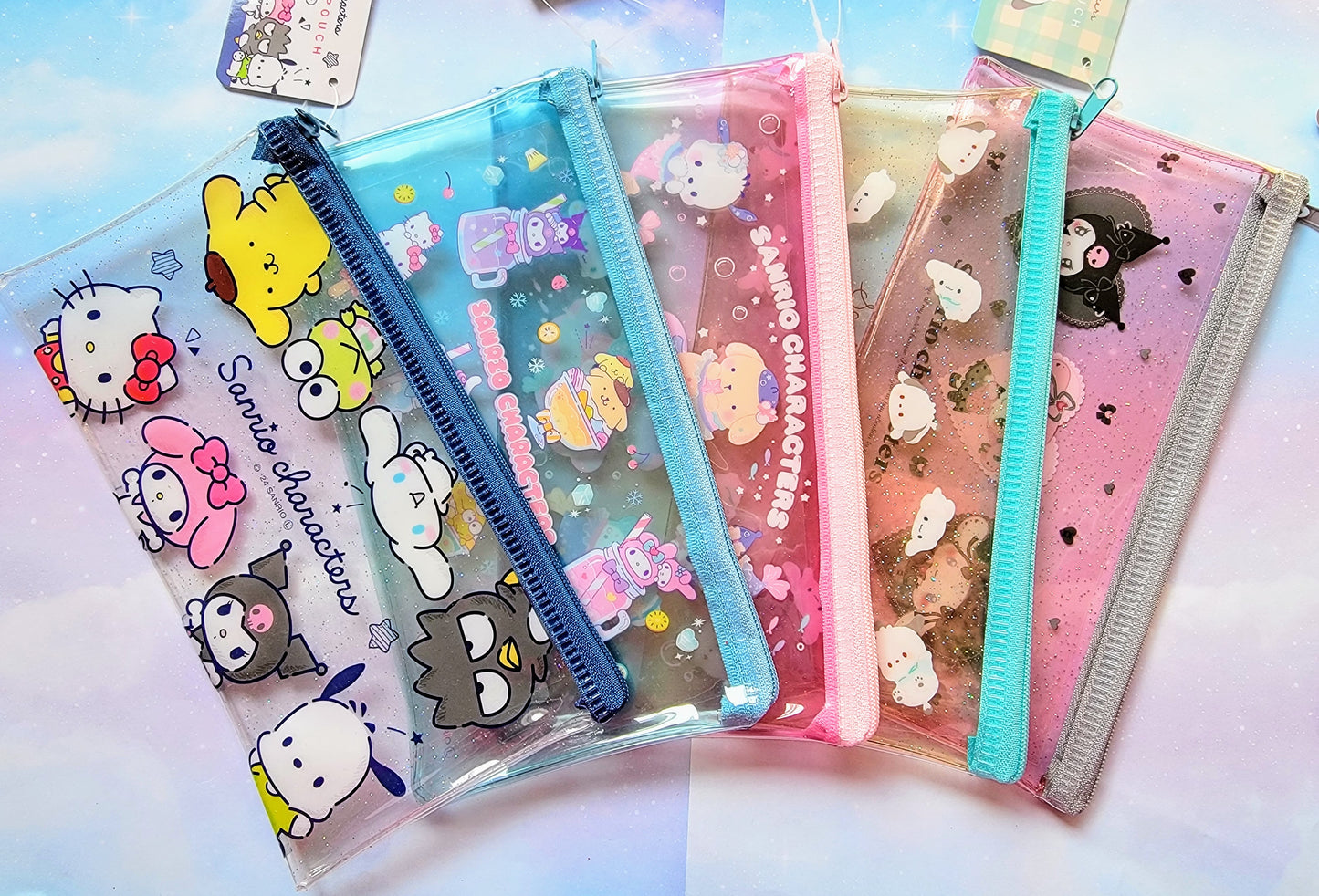 Sanrio Transparent Clear Pouches Version 1