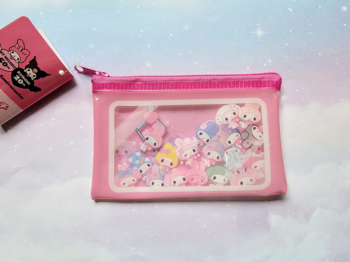 Pastel Mini Vinyl Pouches — Cute Sanrio Accessory Pouch