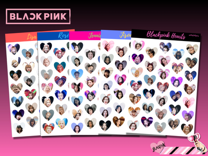 Blackpink Member Heart Stickers