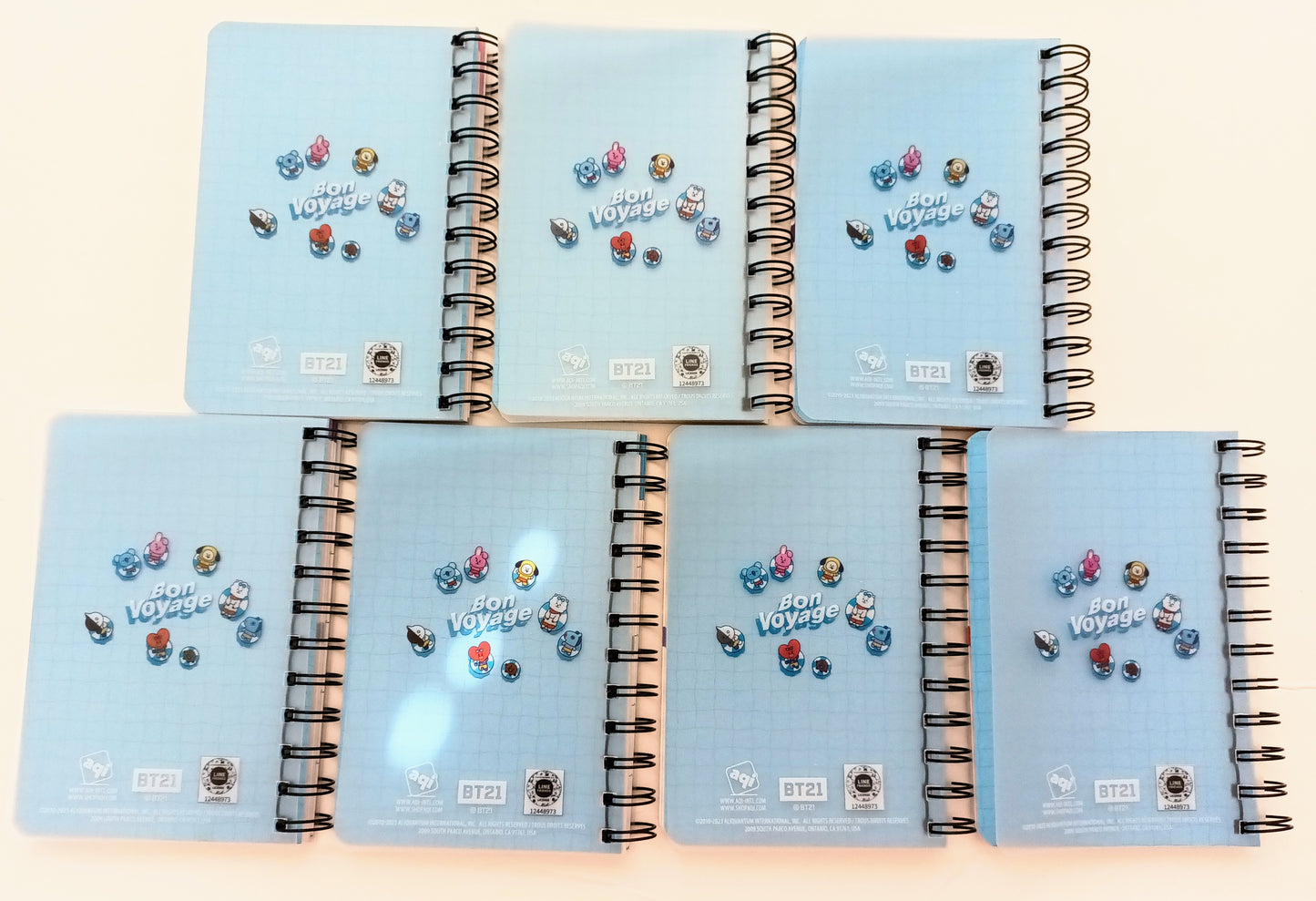 BT21 Spiral Notebook Bon Voyage Edition