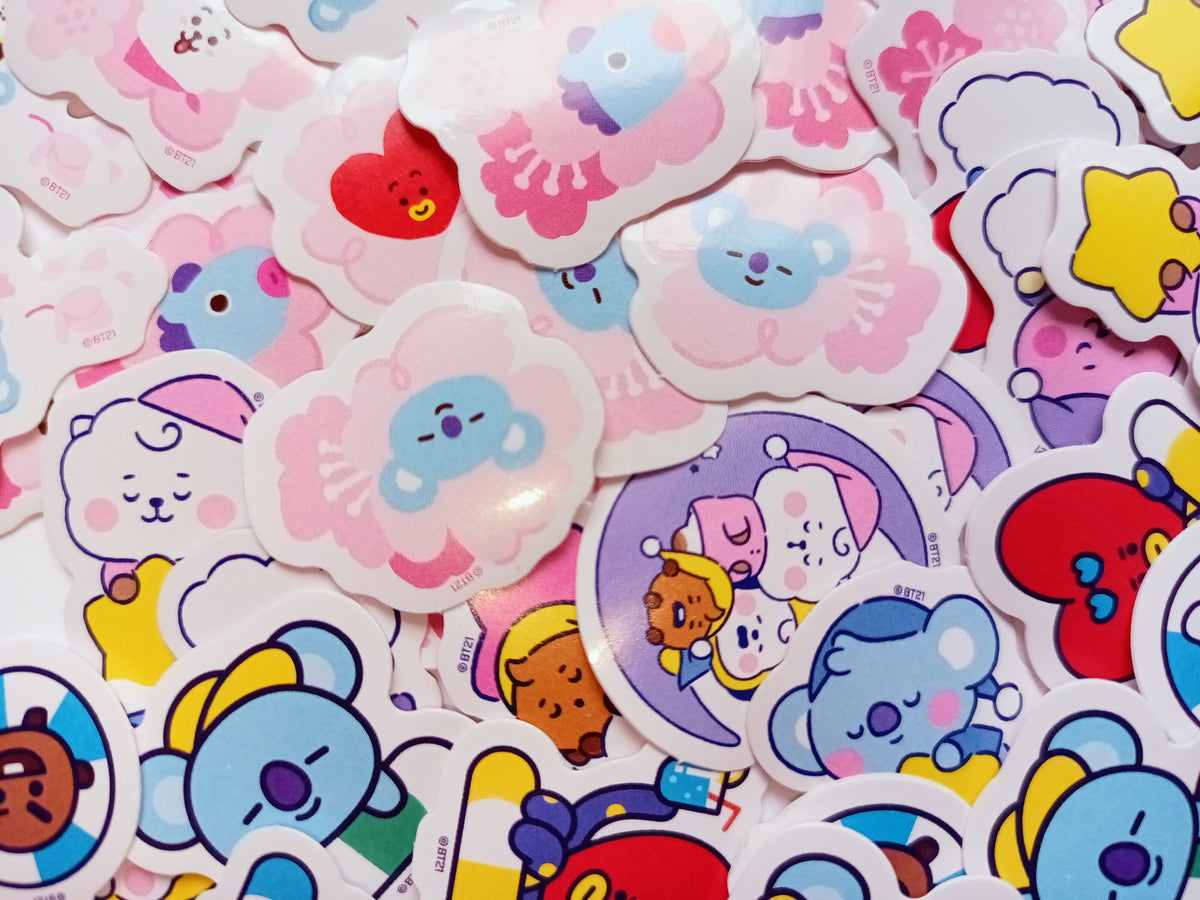 BT21 Sticker Flake Grab Bag