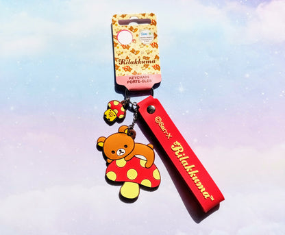Spring Edition Rilakkuma and Sumikko Gurashi Keychains