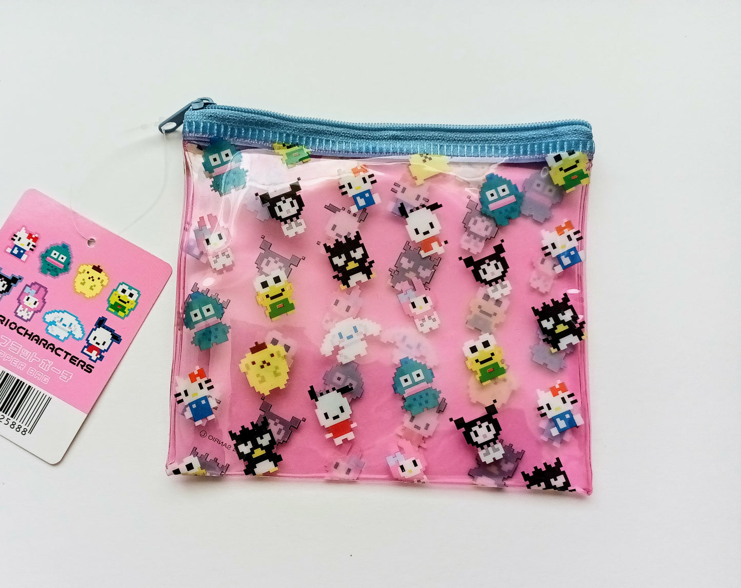 Pixel and Pastel Sanrio Transparent Clear Pouch