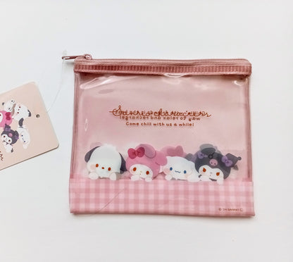 Pixel and Pastel Sanrio Transparent Clear Pouch