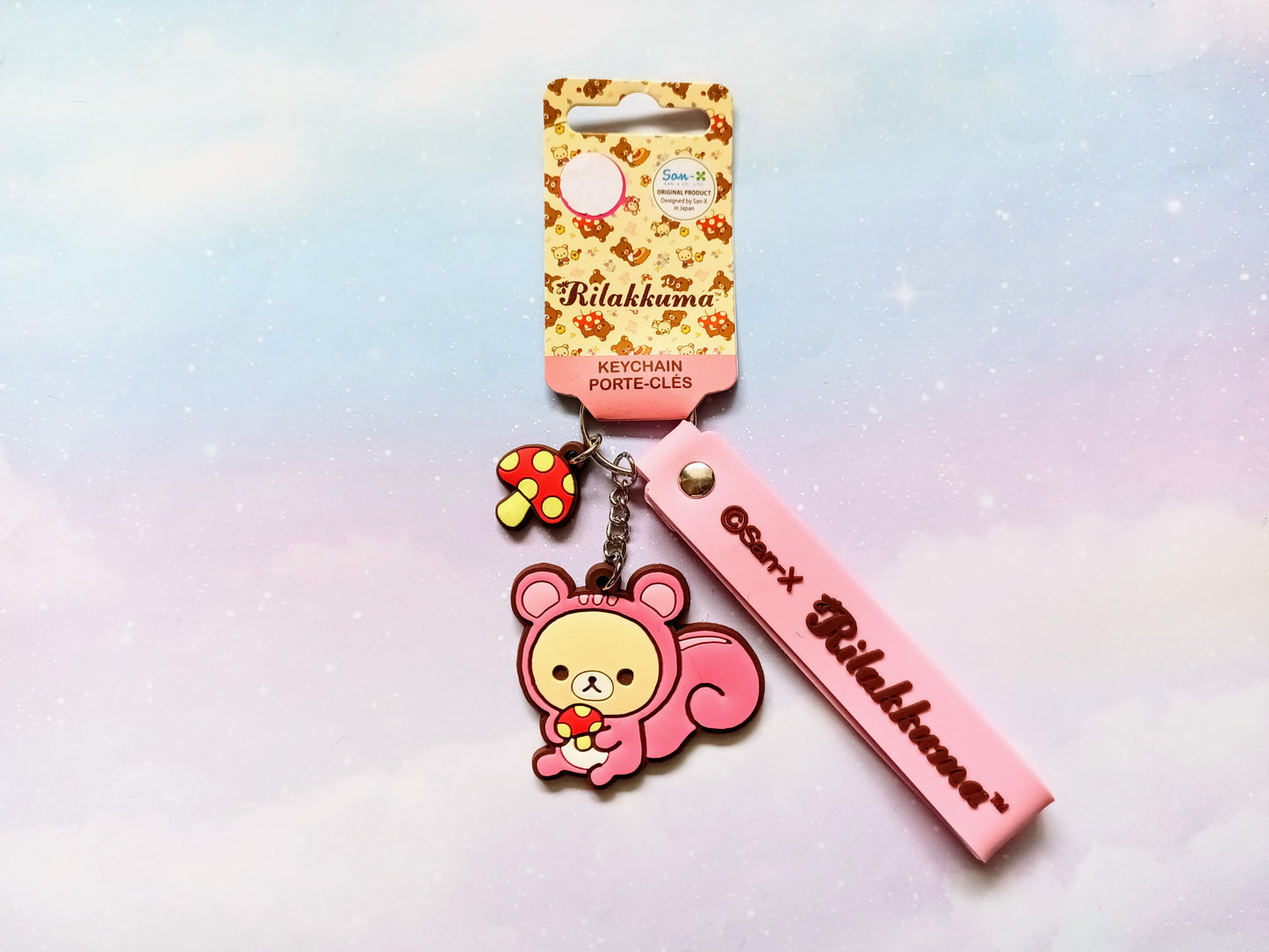 Spring Edition Rilakkuma and Sumikko Gurashi Keychains