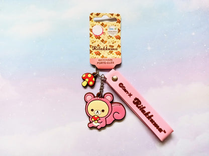 Spring Edition Rilakkuma and Sumikko Gurashi Keychains