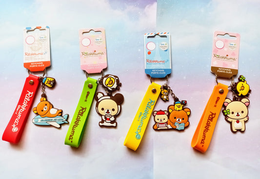 Spring Themed Rilakkuma Keychains
