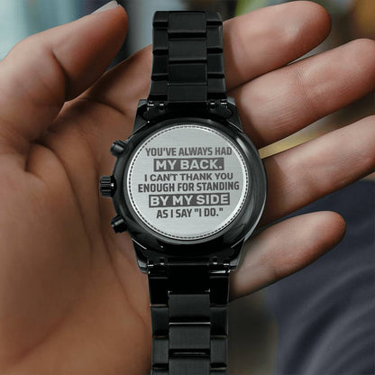 Trauzeuge Du hast mir immer den Rücken gestärkt – Herrenuhr