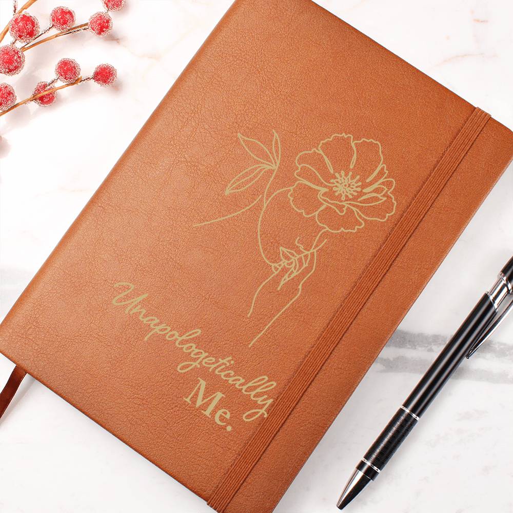 Unapologetically Me - Leder Notizbuch