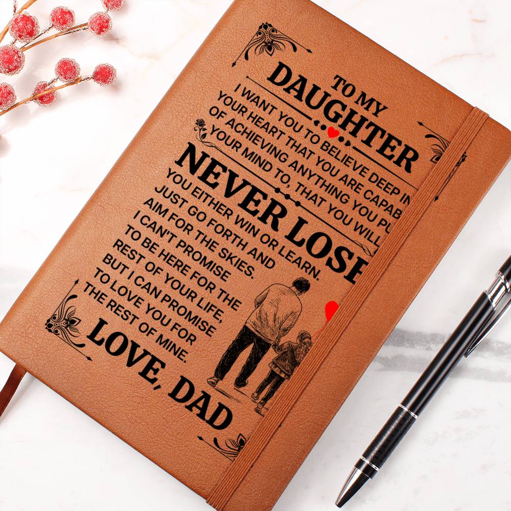 To My Daughter Promise – Ledertagebuch