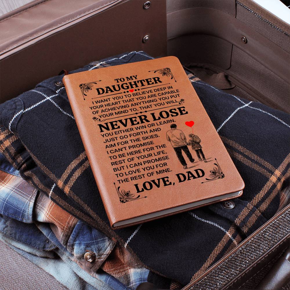 To My Daughter Promise – Ledertagebuch