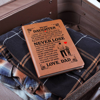 To My Daughter Promise – Ledertagebuch