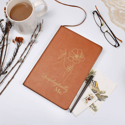 Unapologetically Me - Leder Notizbuch