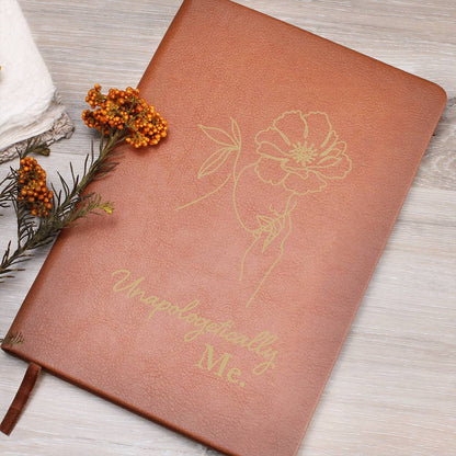 Unapologetically Me - Leder Notizbuch