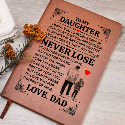 To My Daughter Promise – Ledertagebuch
