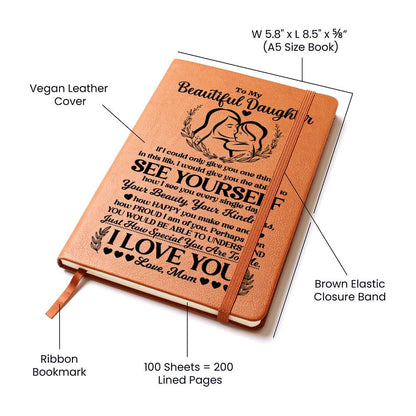 An meine wunderschöne Tochter – Lederjournal