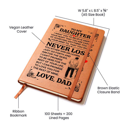 To My Daughter Promise – Ledertagebuch
