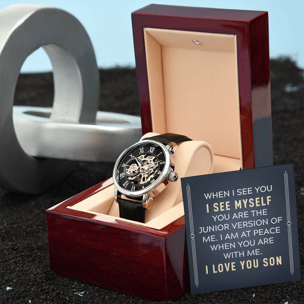 Ich seh' mich in Dir - Offen gearbeitete Uhr