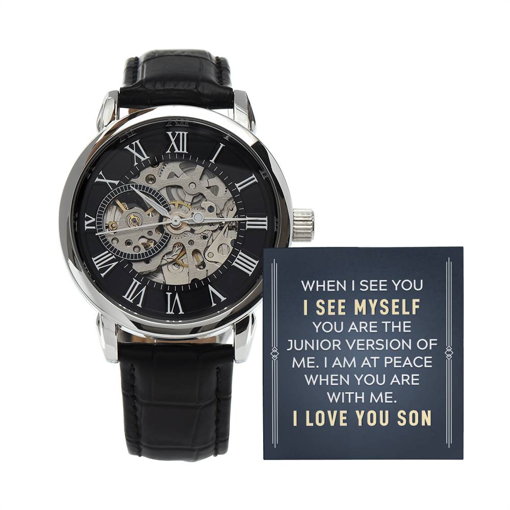 Ich seh' mich in Dir - Offen gearbeitete Uhr