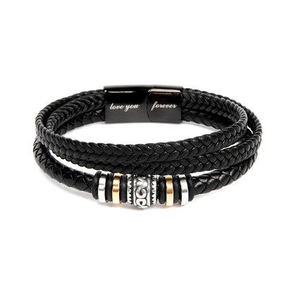 Your Smile – Herren-Lederarmband