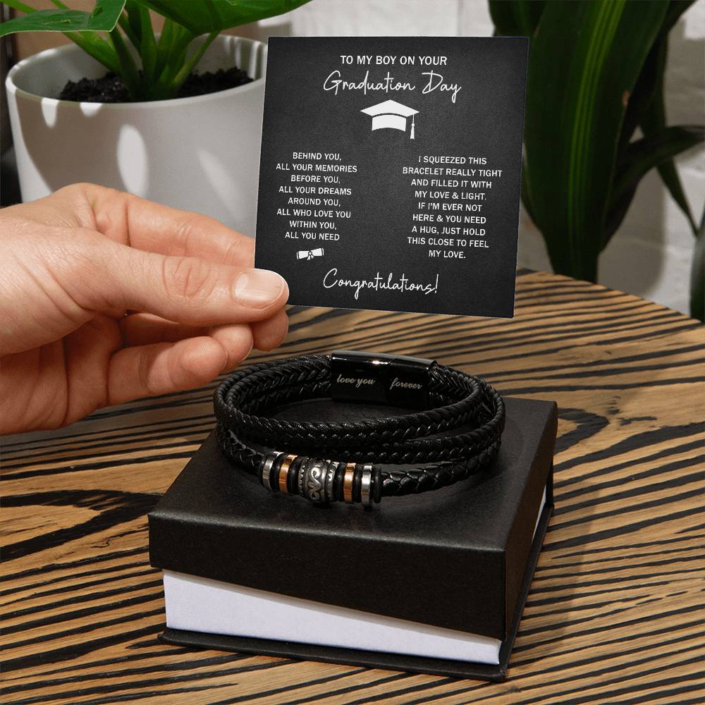 Für meinen Jungen Abschlussträume (Ich liebe dich) – Armband
