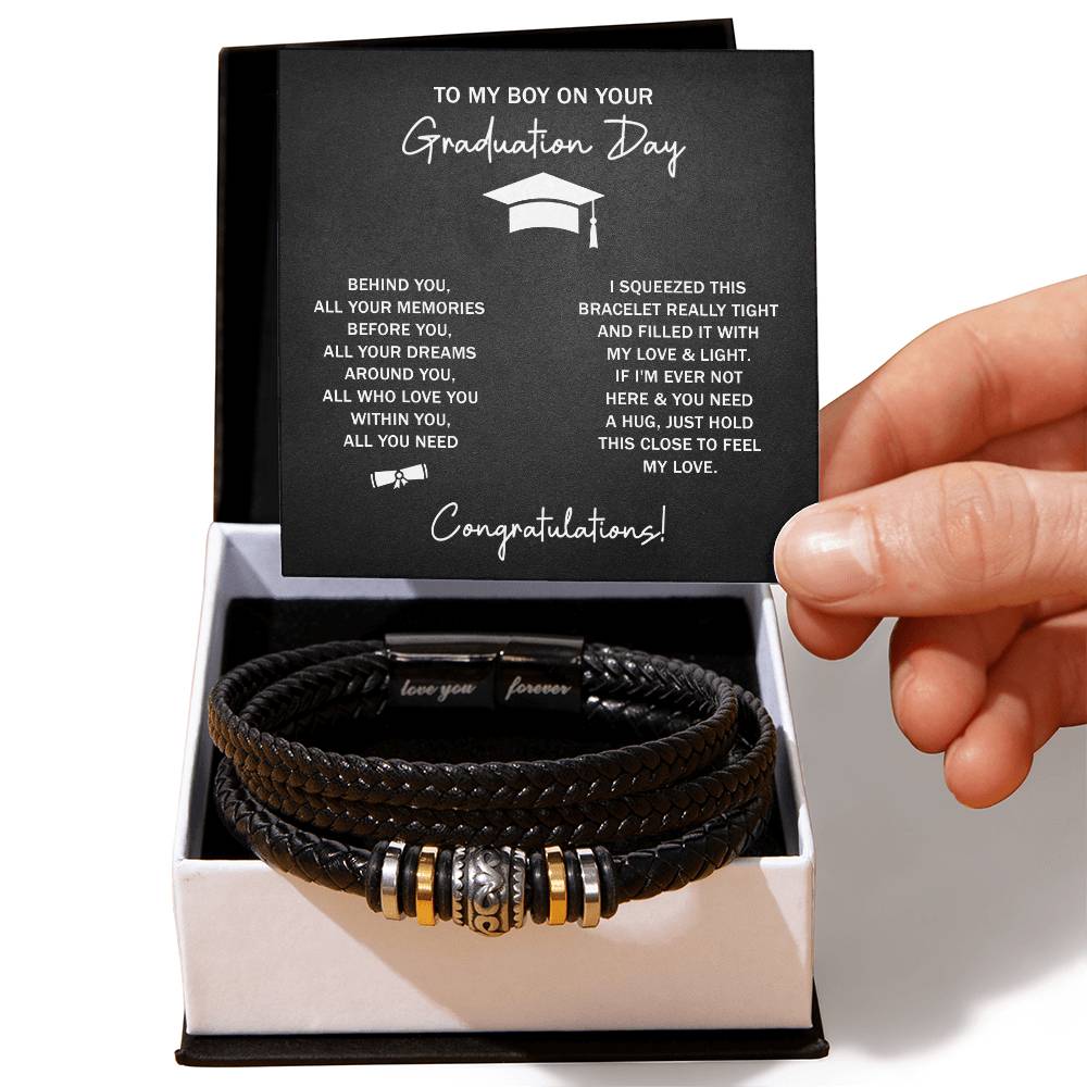 Für meinen Jungen Abschlussträume (Ich liebe dich) – Armband