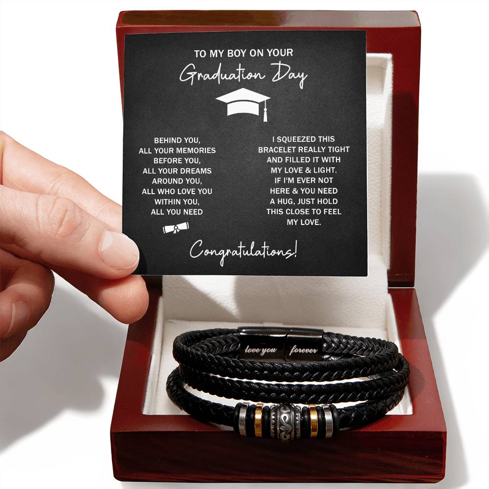 Für meinen Jungen Abschlussträume (Ich liebe dich) – Armband