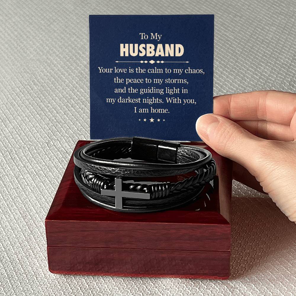 Ruhe für mein Chaos – Lederarmband
