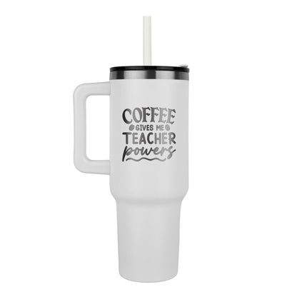 Kaffee gibt mir Superkräfte - Lehrer Tasse