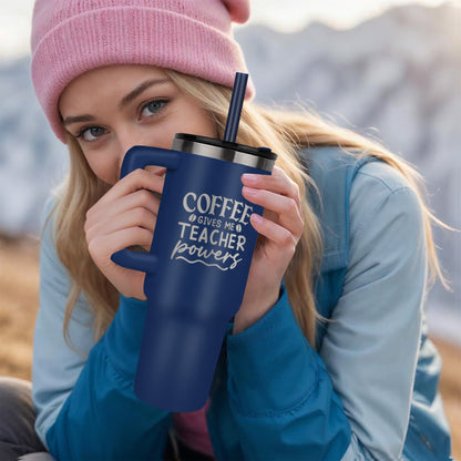 Kaffee gibt mir Superkräfte - Lehrer Tasse