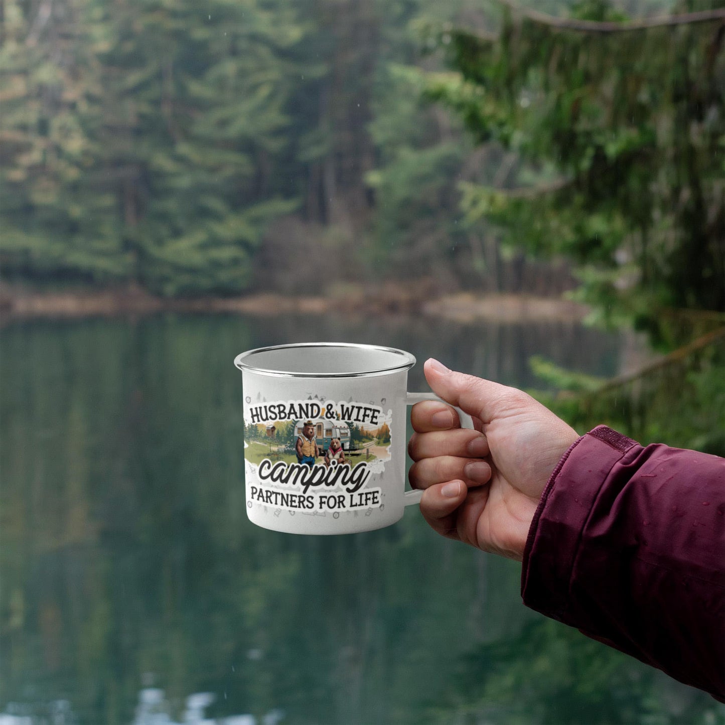 Camping Partner fürs Leben - Camping-Tasse