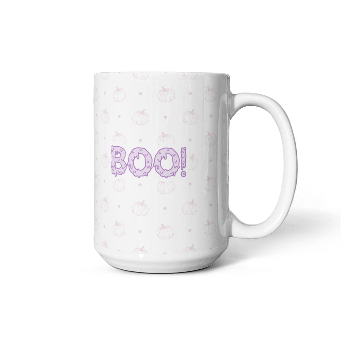 Minimalistic Fall Boo! Mug - 11 oz and 15 oz