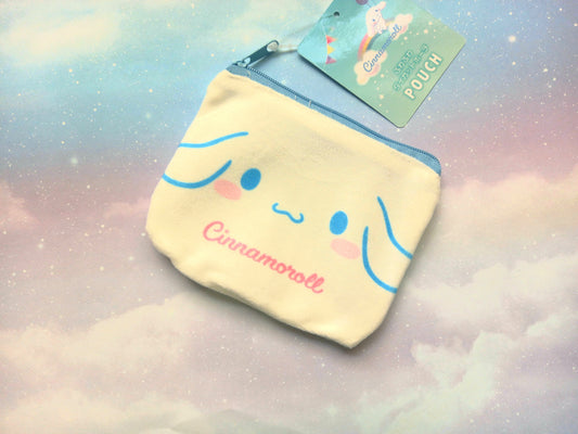 cinnamoroll fuzzy coin purse soft & cute sanrio accessory bag