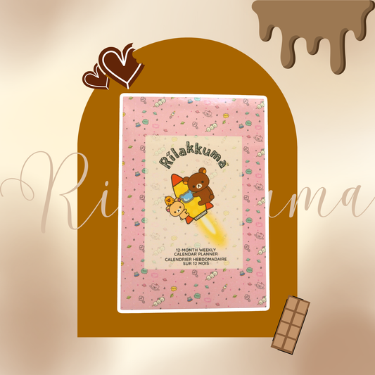 lovely kawaii planner gift san‐x/sanrio weekly calendars